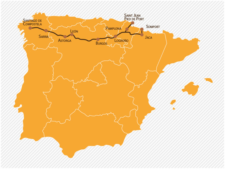 Rutas del Camino de Santiago 2026: Listado Completo y Mapas - Alma de ...