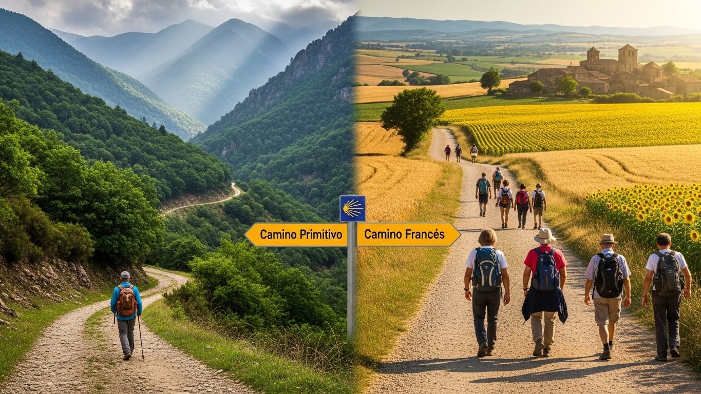 Camino Primitivo vs Camino Francés ¿Cuál elegir según tu experiencia